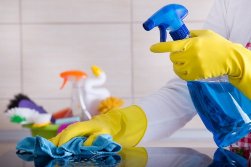 Regular house cleaning for a flat in W12 with practical access considerations
