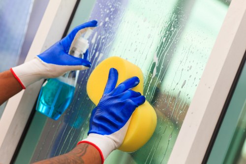 Professional hard floor cleaning for a W12 home hallway