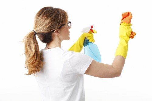 Deep cleaning of tiled flooring in a W12 property