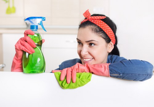 Professional commercial cleaning in a W12 shared office space