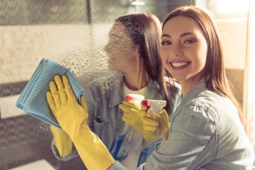Upholstery cleaning treatment for a fabric sofa in West London