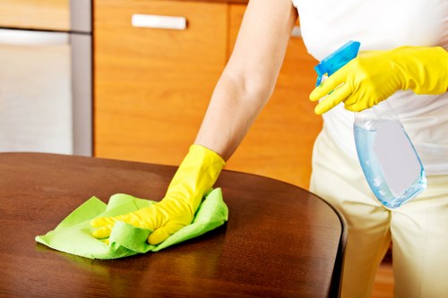 Deep carpet cleaning method used in a W12 residential room